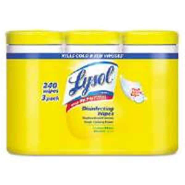 Cool Kitchen 19200-84251 Disinfecting Wipes - Lemon and Lime Blossom - 7 x 8 CO3854800 - main